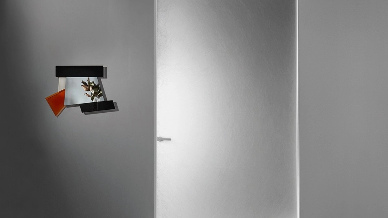 Porta per interni Aladin Pivot Plain Mono di Glas Italia