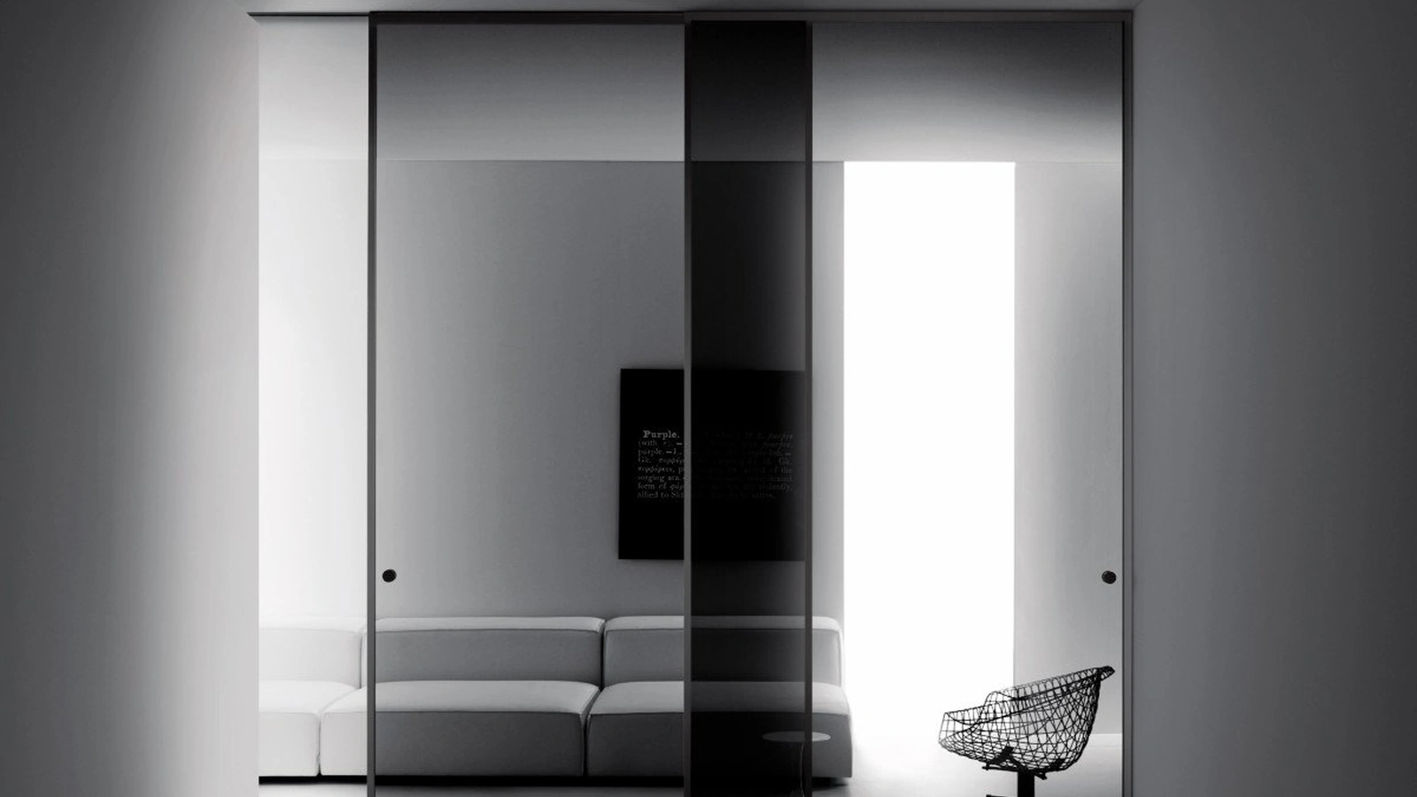 Porta per interni Aladin Slide Duo di Glas Italia