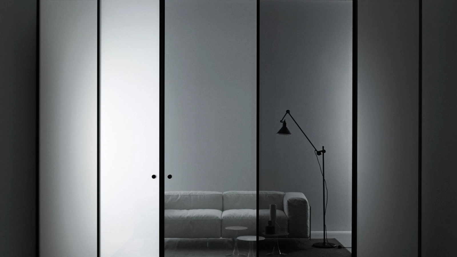 Porta per interni Aladin Slide Mono di Glas Italia