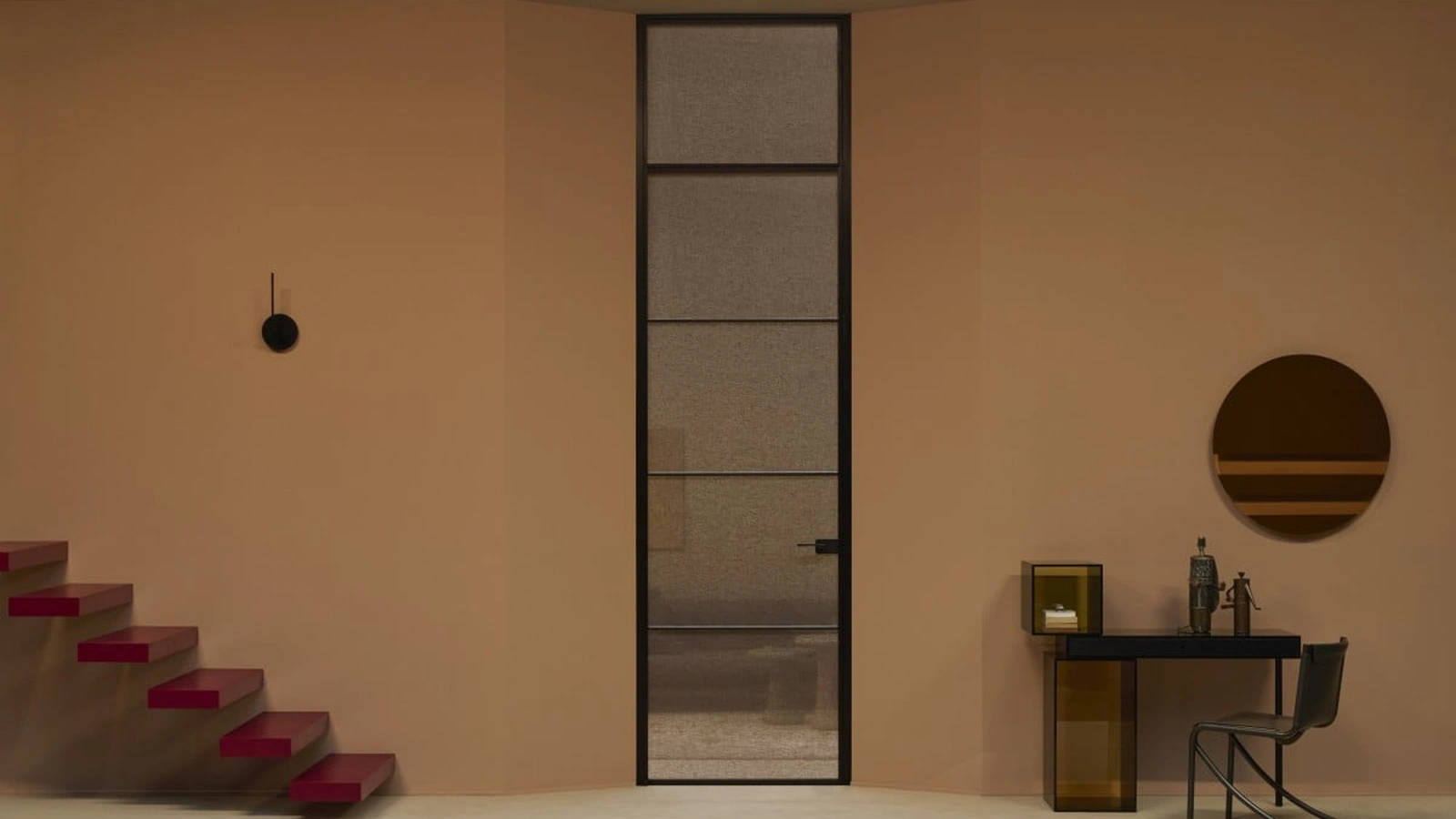 Porta per interni Sherazade Swing Slim Jambs Plus di Glas Italia