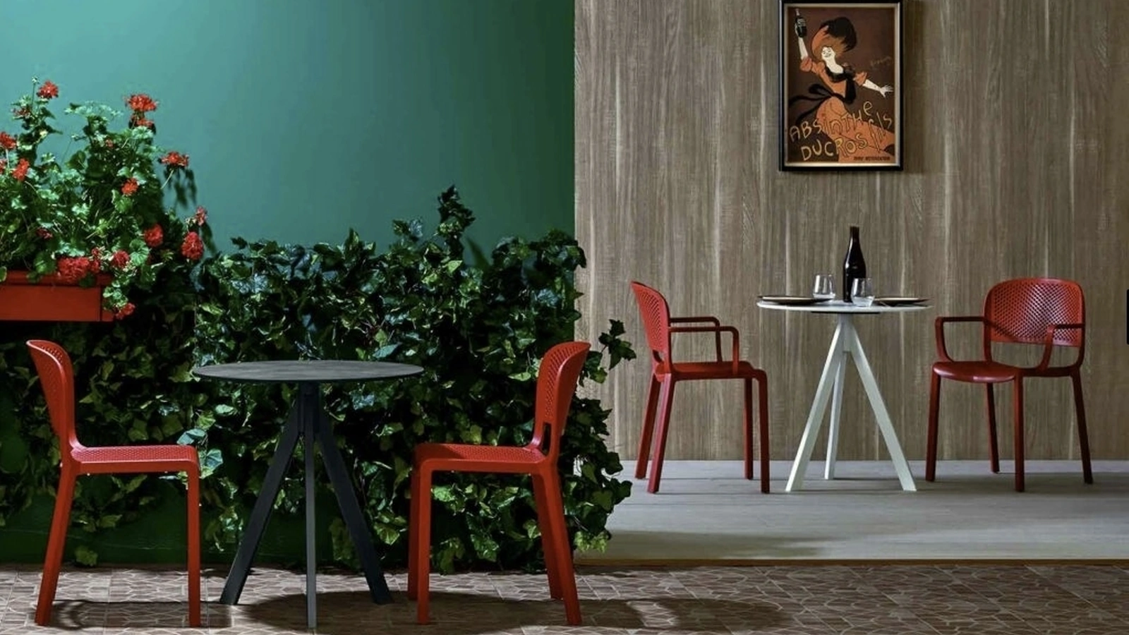 Sedia con o senza braccioli Dome-F in polipropilene di Sedie Brianza