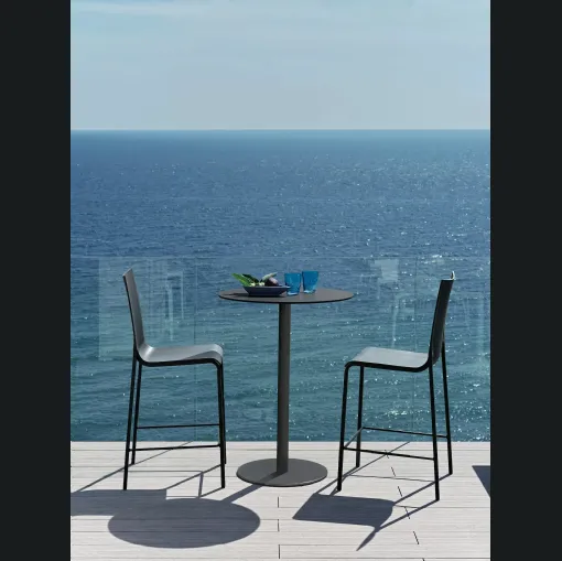 Sgabello da giardino Eva con scocca in polipropilene di Bontempi