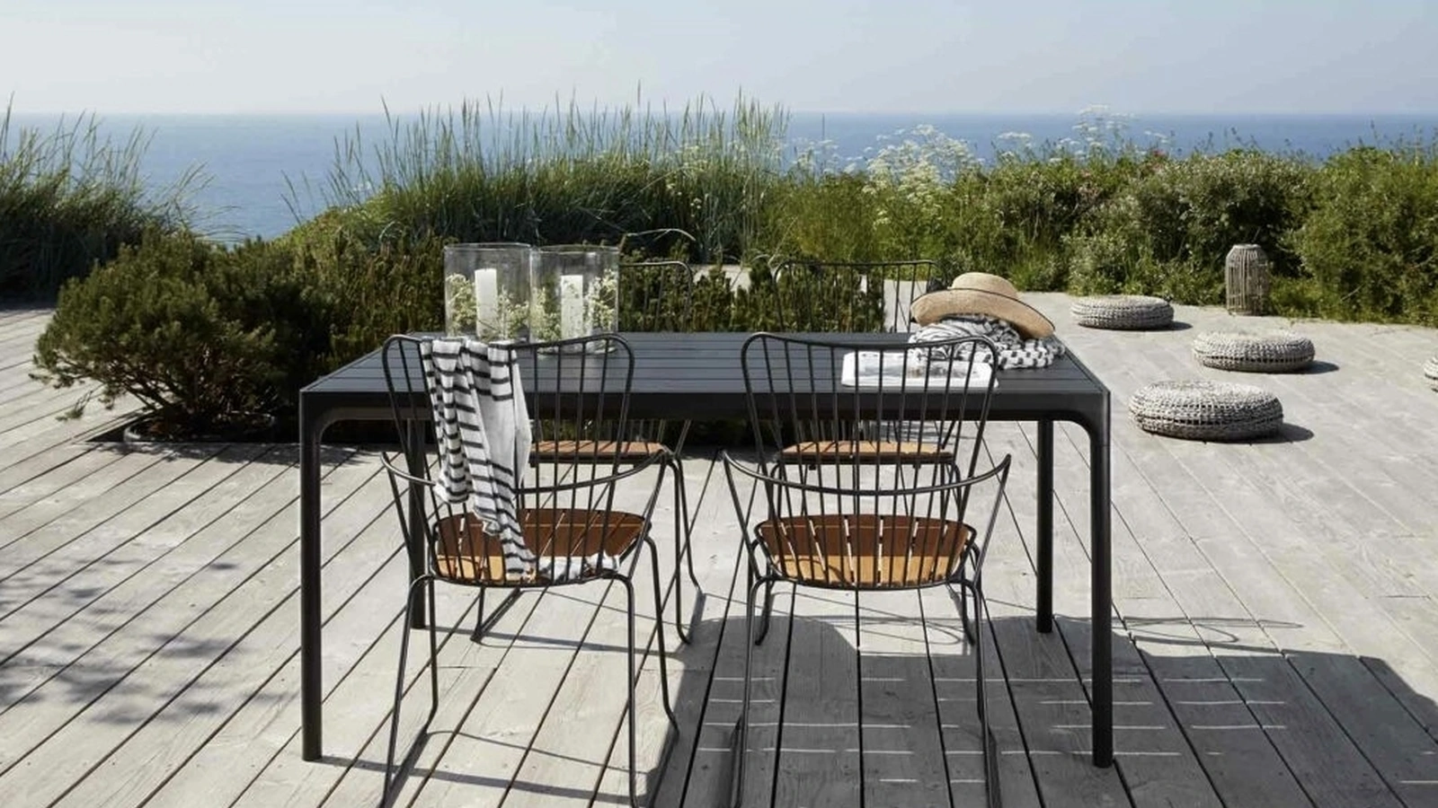 Tavolo in alluminio verniciato Four-ALU di Sedie Brianza