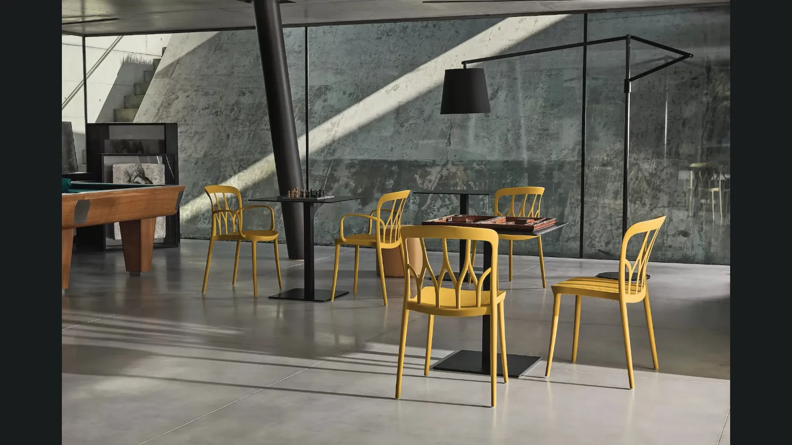 Sedia da giardino impilabile Galaxy Outdoor di Bontempi