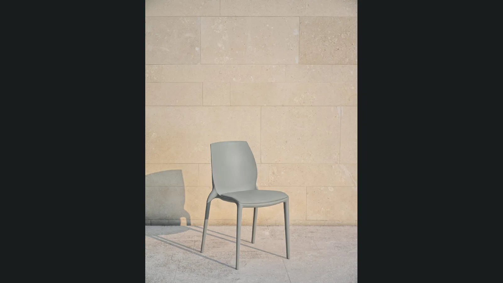 Sedia da giardino impilabile Hidra Outdoor di Bontempi