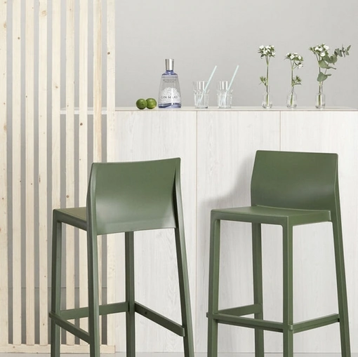 Sgabello Katy-SG in polipropilene di Sedie Brianza