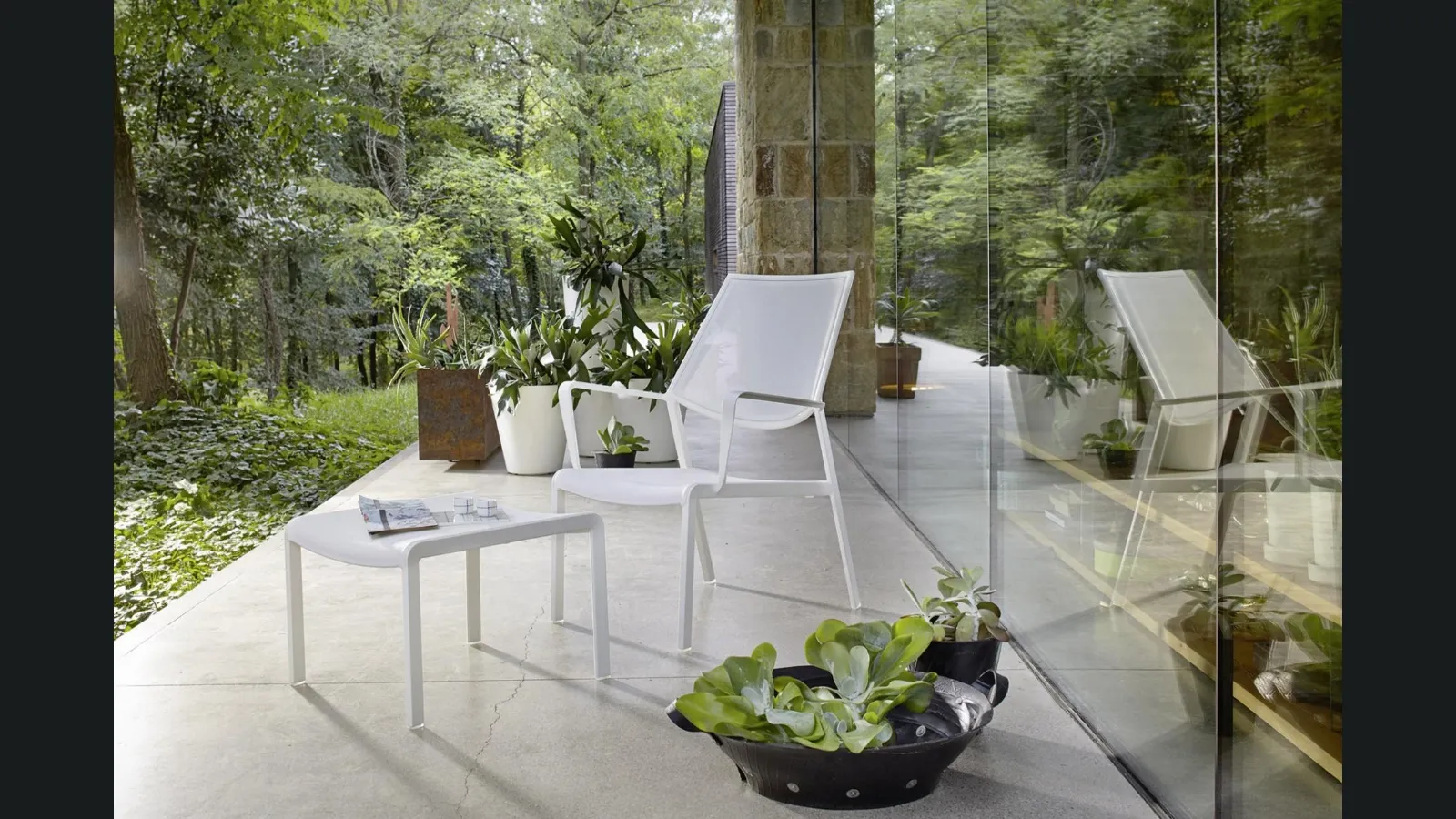 Poltroncina Samba Rio in textilene e alluminio di Roberti