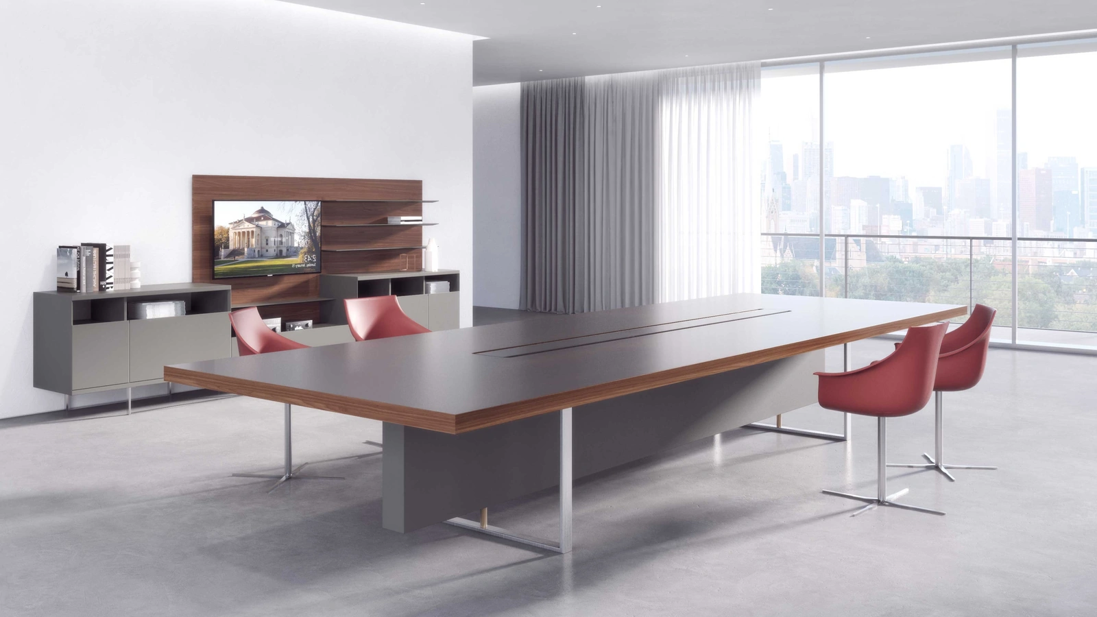 Scrivania operativa Deck di Estel