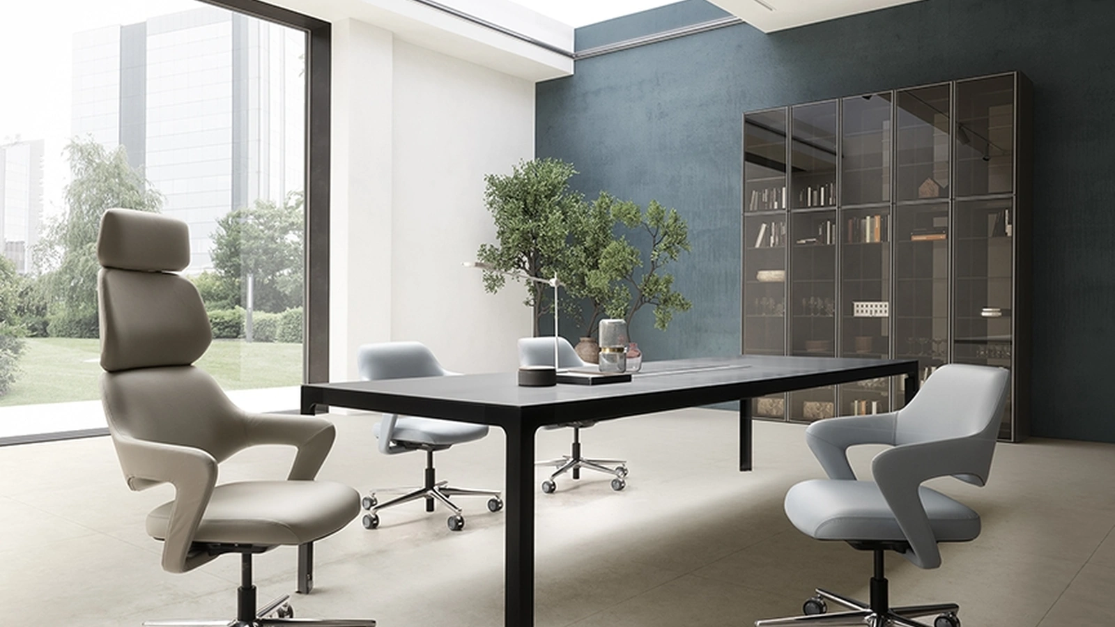 Poltrona direzionale Ergofit di Estel