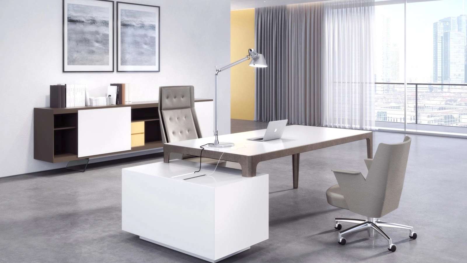 Scrivania direzionale Grand More di Estel