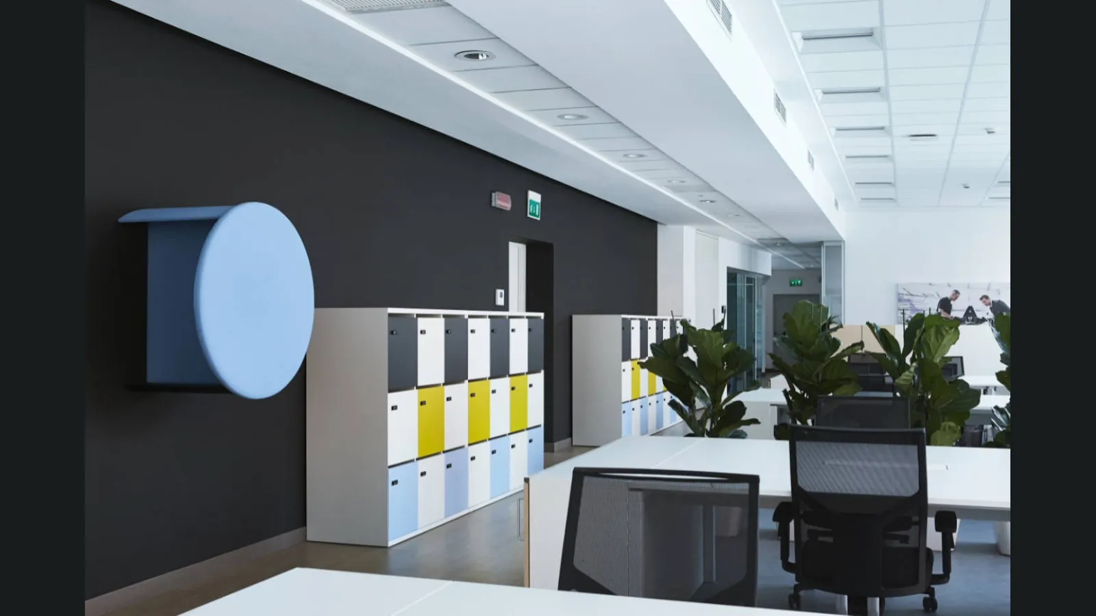 Mobile Ufficio Lockers in laccato di Estel