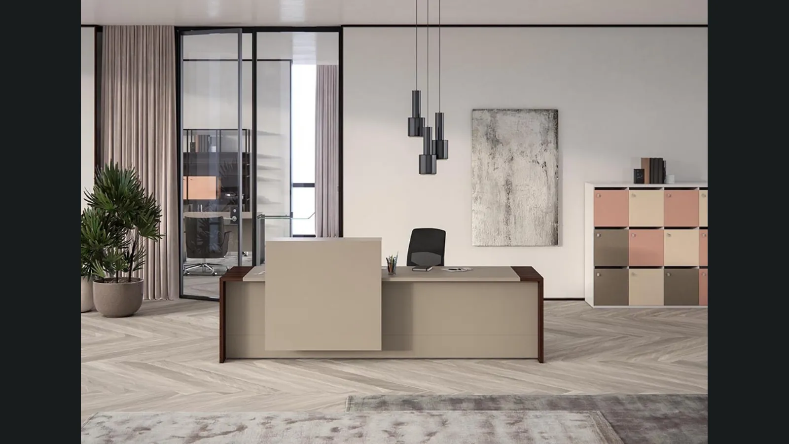 Bancone Reception Loop In Estel