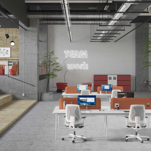 Scrivania operativa P016 di Estel