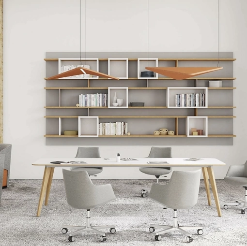 Scrivania operativa P45 di Estel