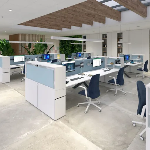 Scrivania operativa Sant' Andrea in laccato di Estel