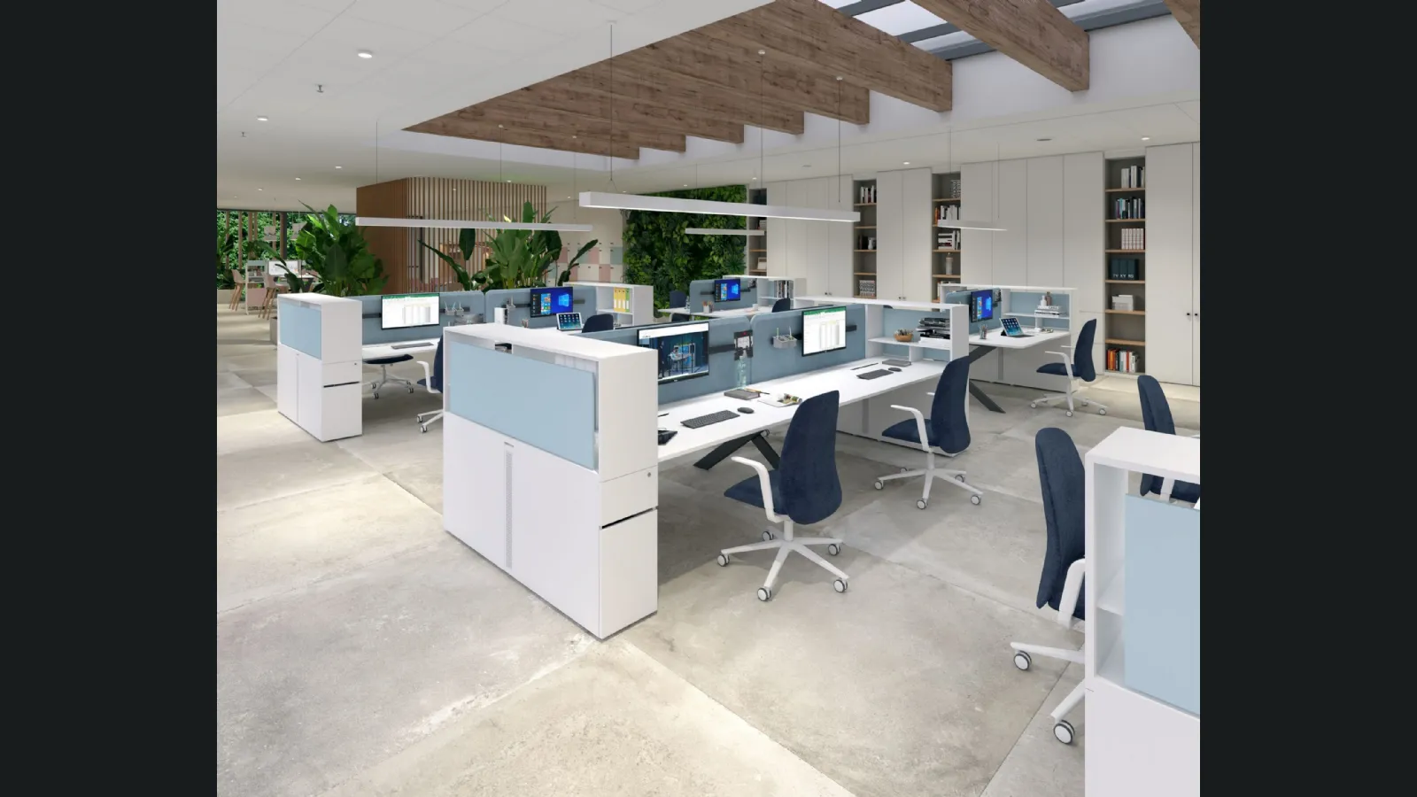 Scrivania operativa Sant' Andrea in laccato di Estel