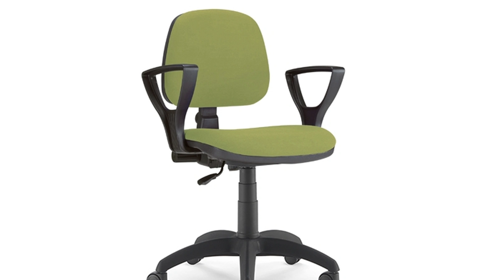 Seduta Operativa Side in tessuto imbottito con braccioli di Sedie Brianza