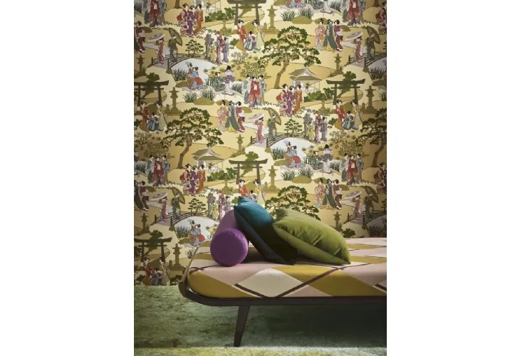 Carta da parati Geishas Manuel Canovas