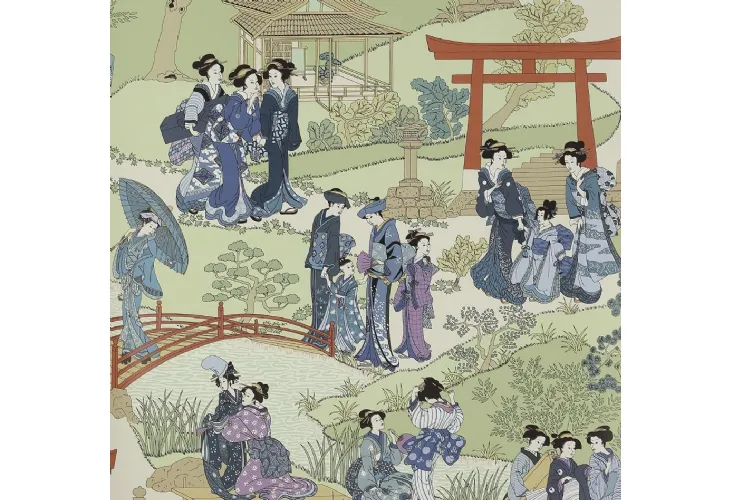 Carta da parati Geishas Manuel Canovas