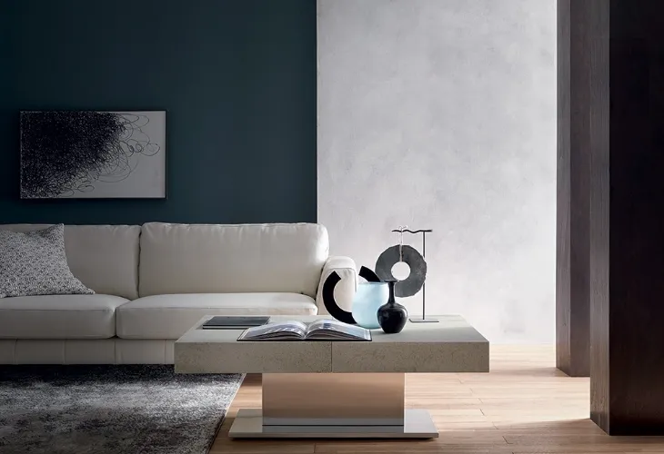 Tavolino Trasformabile con top effetto Malta Ares Mega di Altacom