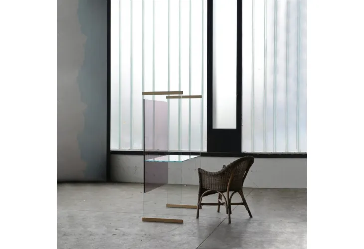 Scrittoio Diapositive in cristallo di Glas Italia