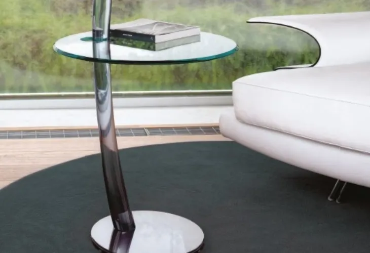 Tavolino moderno in vetro Kendo di Reflex