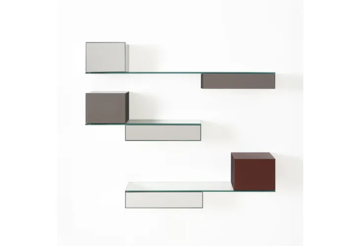Mensole Ollie Wall Unit di Glas Italia