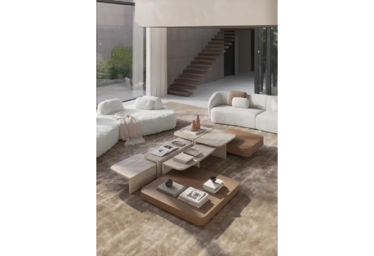 Tavolino in marmo Pavilion di Vibieffe