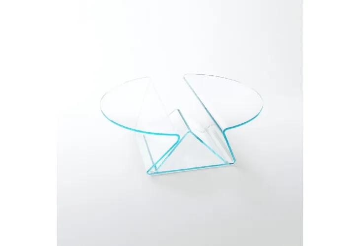 Tavolino Plissé di Glas Italia