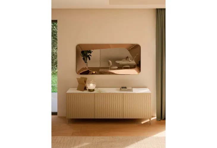 Specchio in vetro fuso Focus di Bontempi