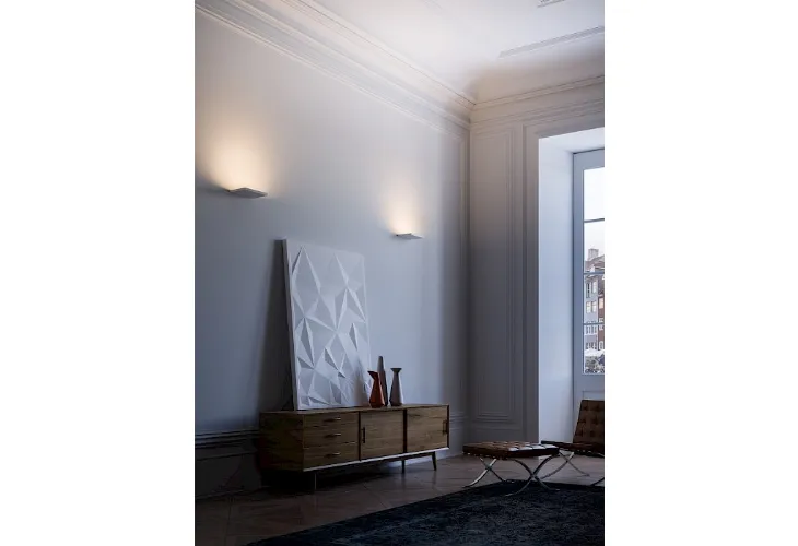 Lampada da parete super piatta con scheda led CM2 di Rotaliana