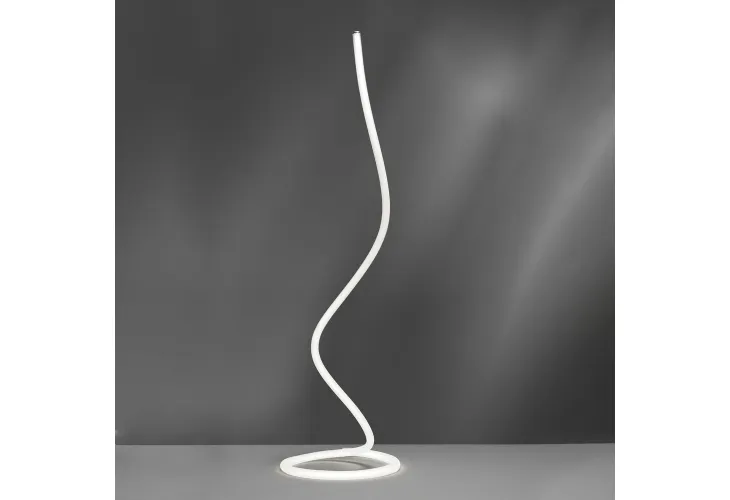 Lampada da terra di design in acrilico e metallo Light Line di Vivida International