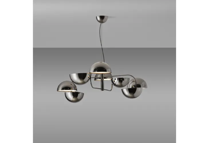 Lampada a sospensione con semisfere in metallo Elisabeth di Pentalight