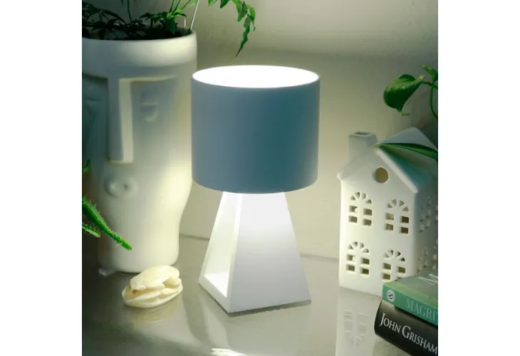 Lampada da tavolo in alluminio con interruttore touch Pup Metal di Vivida International