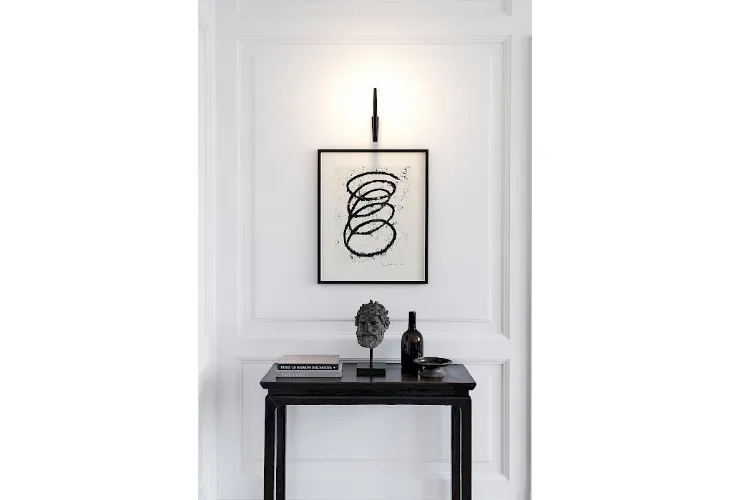 Lampada da parete in pressofusione di alluminio Tick di Rotaliana