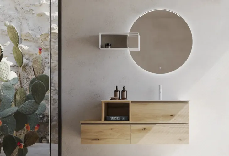 Mobile da Bagno sospeso New Smart NS03 di Arteba