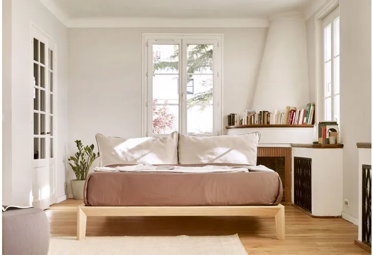 Letto Bora finitura Natural Oak di Treku