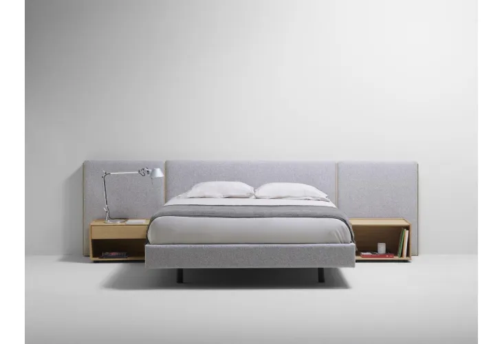 Letto con testiera a pannelli Goa di Treku
