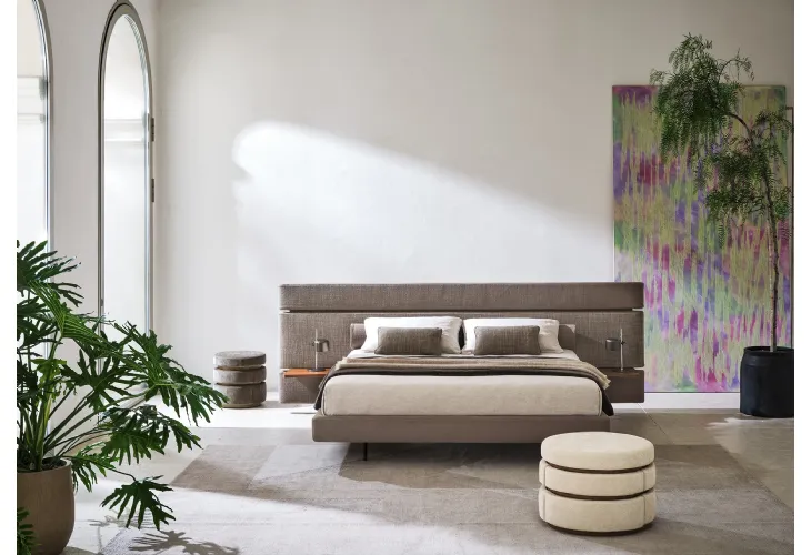 Letto matrimoniale Infinito con box contenitore di Twils