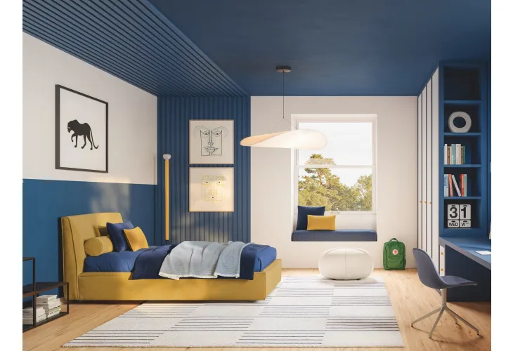 Letto singolo con box contenitore Ada di Twils