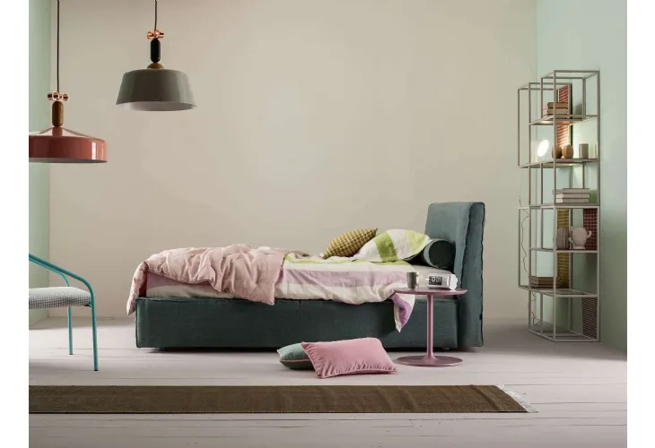 Letto singolo con box contenitore Ada di Twils