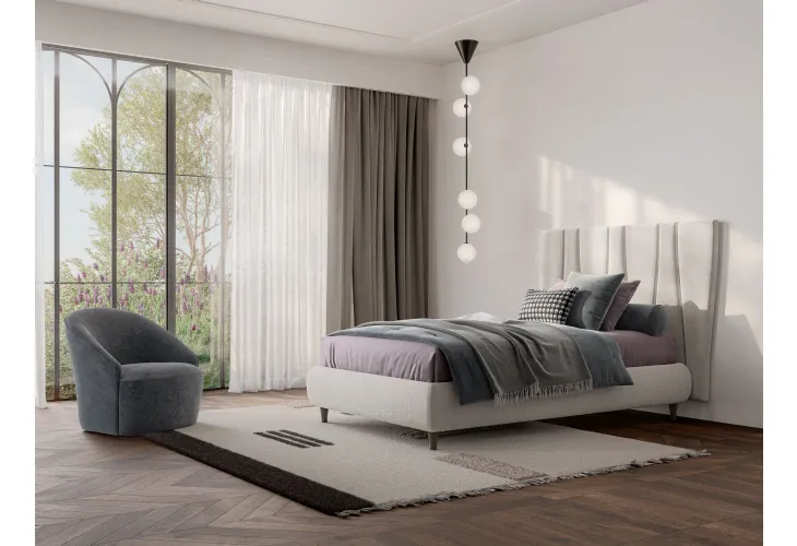 Letto singolo Boiserie Flute di Twils