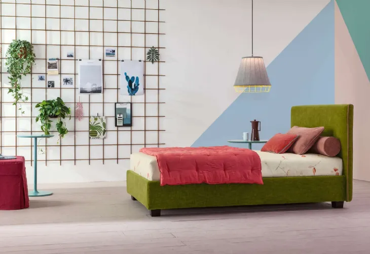 Letto Singolo in tessuto Dread di Twils
