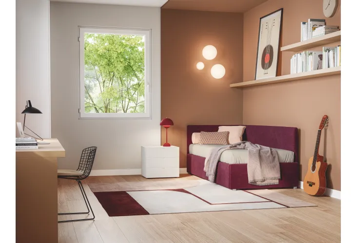 Daybed singolo con letto estraibile Maya di Twils