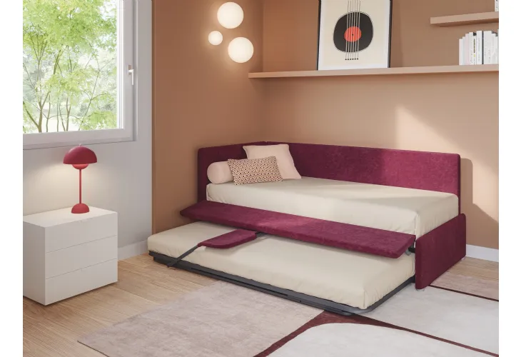 Daybed singolo con letto estraibile Maya di Twils