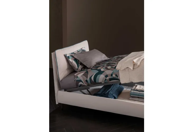 Letto singolo con box contenitore Soul Young Nisida di Altrenotti