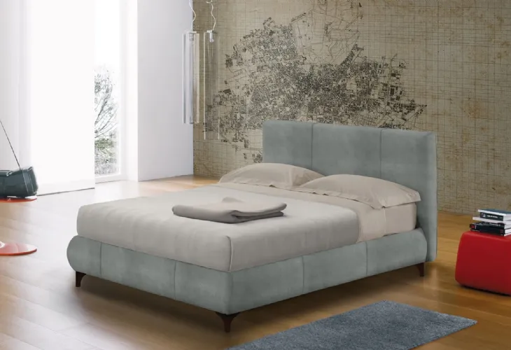 Letto in tessuto imbottito Urban Maxter Due di Altrenotti