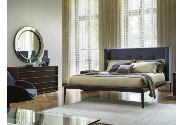 Letto imbottito Ziggy Bed di Porada