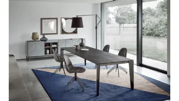 Pica Legno Laccato Decorato Grigio chiaro