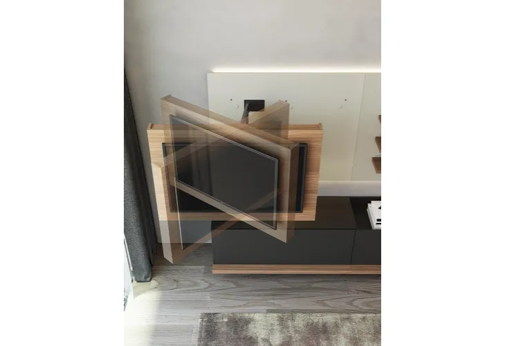 Mobile Porta Tv X2 dalle linee essenziali e moderne di Astor Mobili